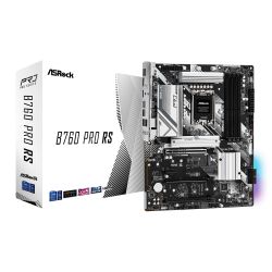 Asrock B760 PRO RS, Intel B760, 1700, ATX, 4 DDR5, HDMI, DP, eDP, 2.5G LAN, PCIe5, 3x M.2, RGB Asrock B760 PRO RS, Intel B760, 1700, ATX, 4 DDR5, HDMI, DP, eDP, 2.5G LAN, PCIe5, 3x M.2, RGB